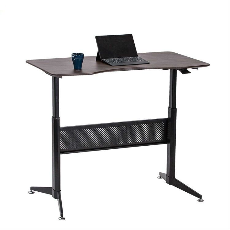 Four Wheels Pneumatic Height Adjustable Standing Desk